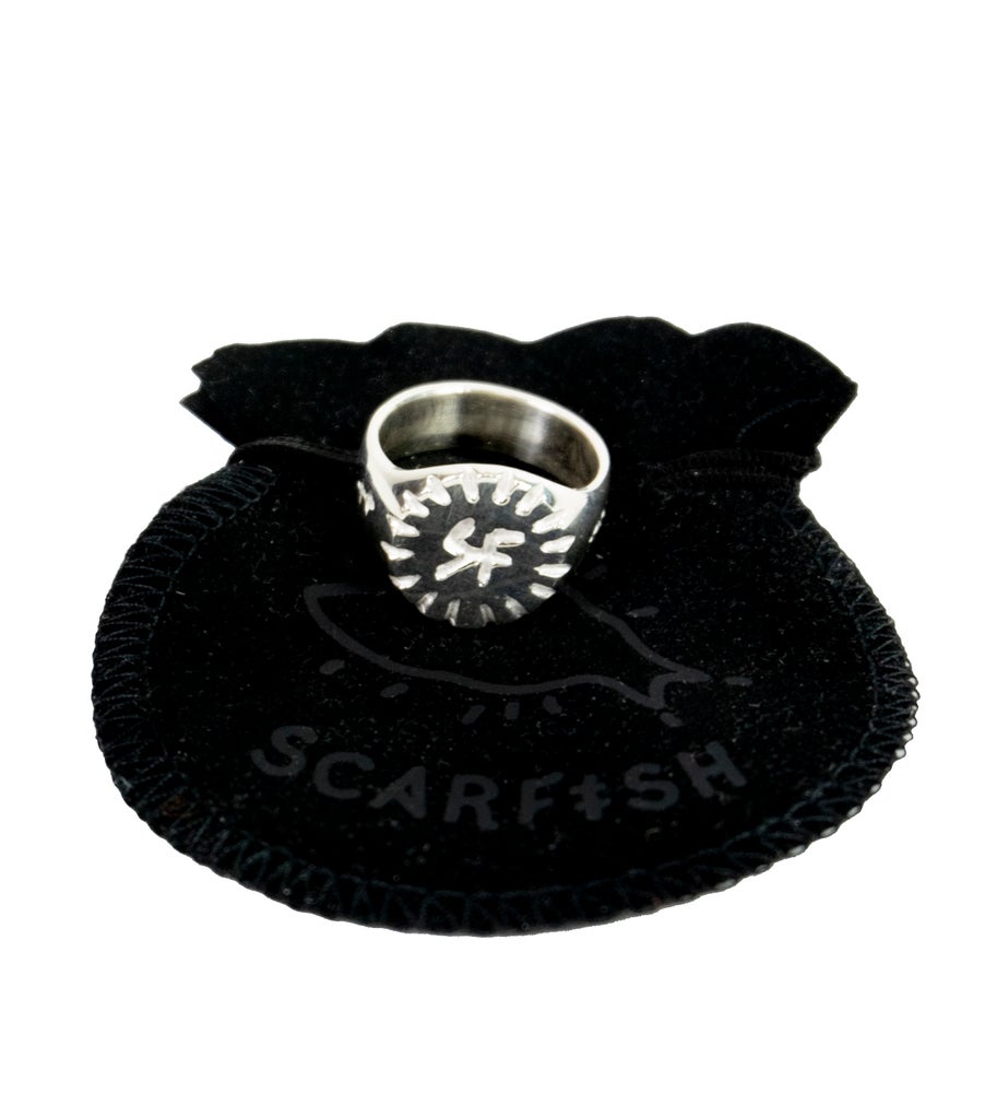 SILVER SCARFISH RING